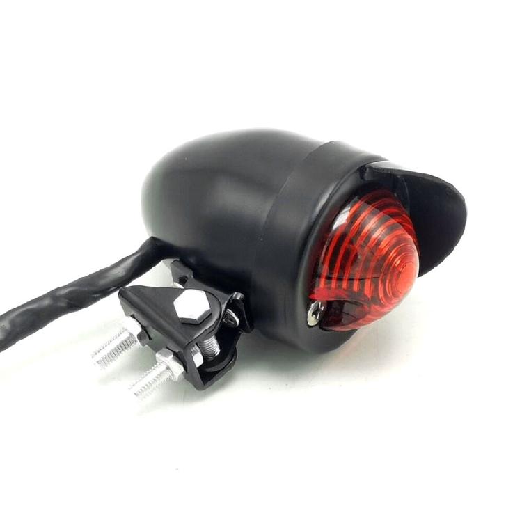 1 PC Motorcycle Red 12V LED Adjustable Cafe Racer Style Stop Tail Lamp Motorbike