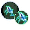 Glow In The Dark Dolphin Toilet Stickers, Waterproof PVC Bathroom Wall Decals, Self-Adhesive Kids Toilet Seat Decor, Removable Luminous Bathroom