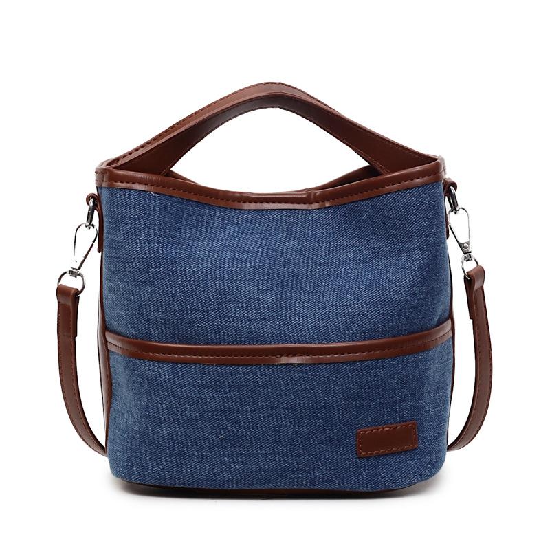 

Handbag popular bucket bag women s 2025 autumn and winter new versatile retro messenger bag Korean shoulder bag коричневый