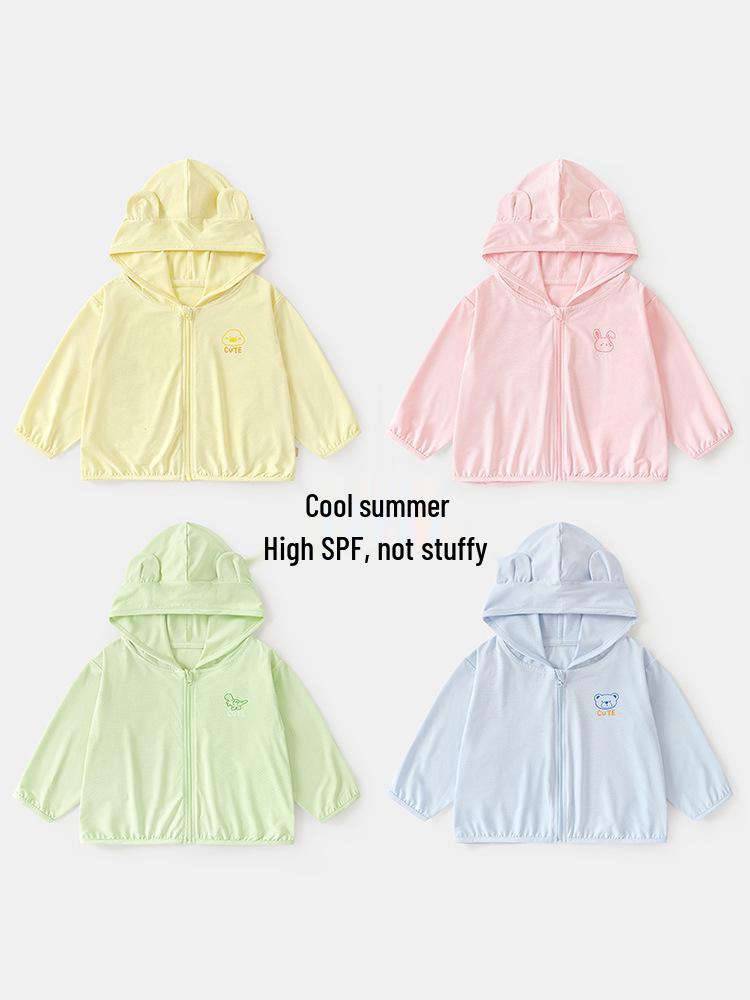 Children's Hooded Sun Protection Jackets - Baby & Kids' Summer Casual Tops