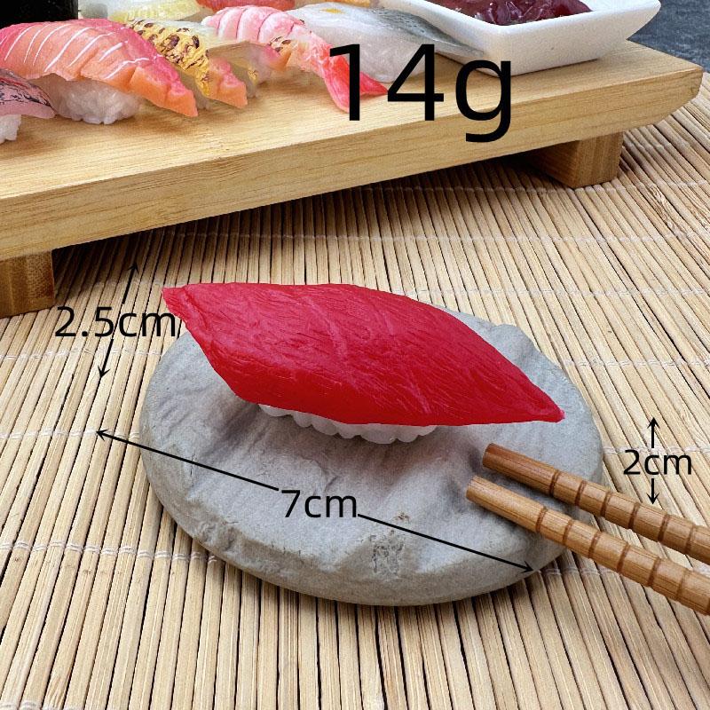 Symulacja 3d Model Sushi Zabawki do gotowania Japońskie jedzenie Sushi z łososiem Kulka ryżowa Symulacja Model jedzenia Rekwizyty wystawowe Brelok Biżuteria