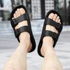 Fashion Summer Men Sandals Buckle Brand Soft Slippers Men's Beach Casual Shoes Platform EVA Slides Original Male Non-slip Flip-flop