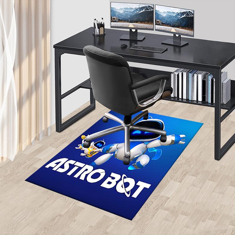 1 Stück Weltraum-Abenteuer-Roboter Teppich für Spielzimmer Schlafzimmer Wohnzimmer Sofa Heimdekoration, Kinder Spielbereich Teppich Rutschfeste Bodenmatte Y7235