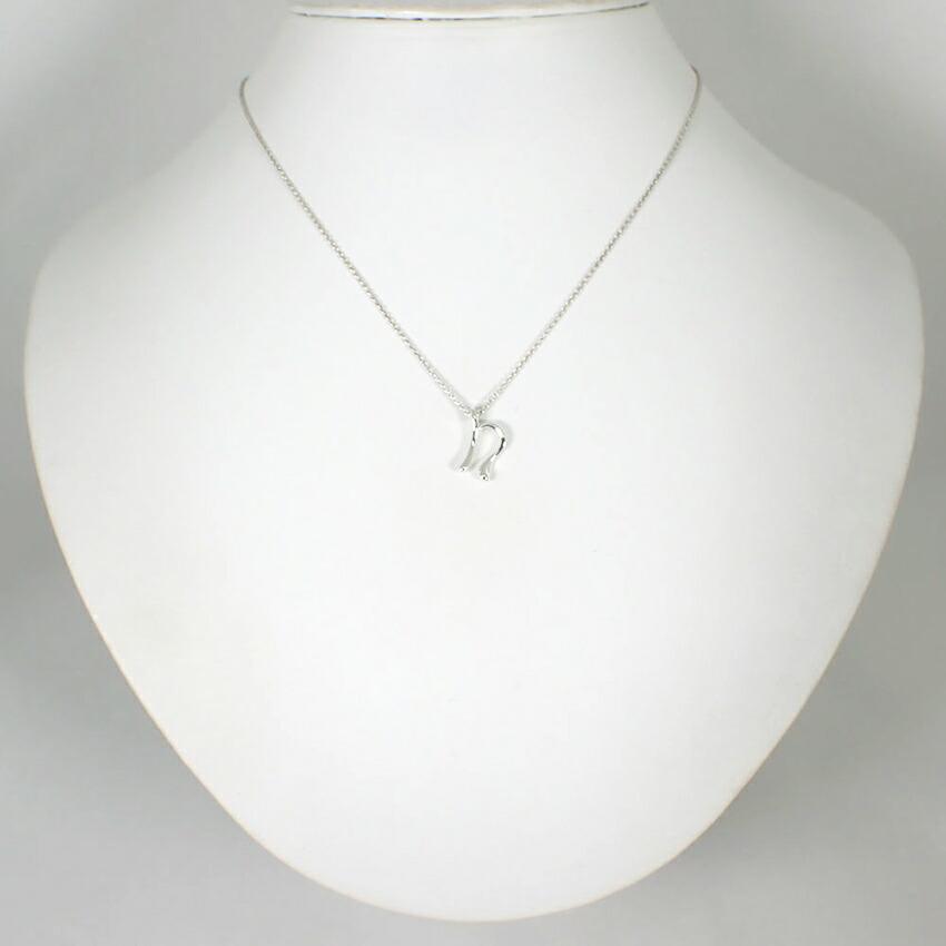 [Used] TIFFANY/Tiffany 925 Initial N Pendant/j31-67