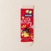 Year of the Horse Red Socks Gift Box: Zodiac-Themed Cartoon Cotton Mid-Calf Socks for New Year Celebrations