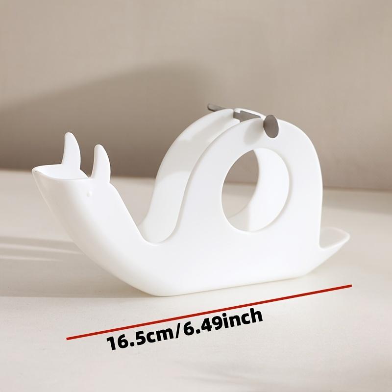 [Portable Mosquito Coil Holder] Portable 1pc Snail-Shaped Mosquito Coil Holder | Durable Plastic Incense Burner with Ash Tray, Large-Capacity