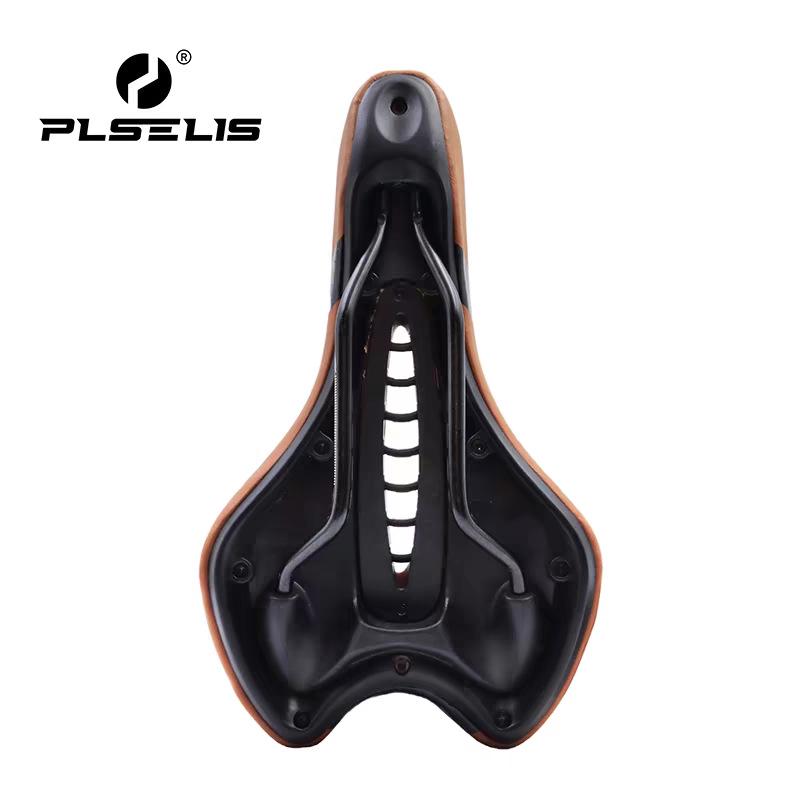 PLSELIS Breathable Non-slip Shock-Absorbing Wide Silicone Bike Saddle