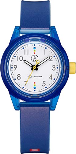 Q&Q SmileSolar Women s Solar Watch, Analog, Waterproof, Matching Style, Urethane Strap, Blue, RP29-010