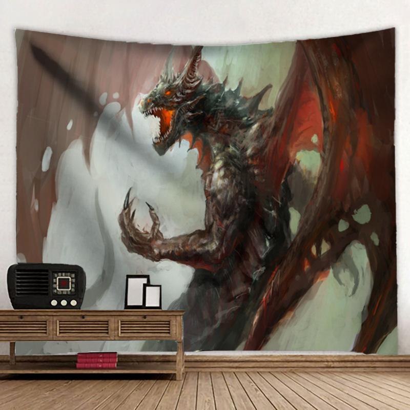 Chinese Dragon Totem Tapestry Wall Hanging Wall Art Decoration Bedroom Wall Tapestry