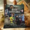 Coperta MINISO Hotel Transylvania con Stampa Cartoon. Coperta Morbida Calda in Flanella Oversize per Tutte le Stagioni. Utilizzabile su Divani, Picnic, Campeggio