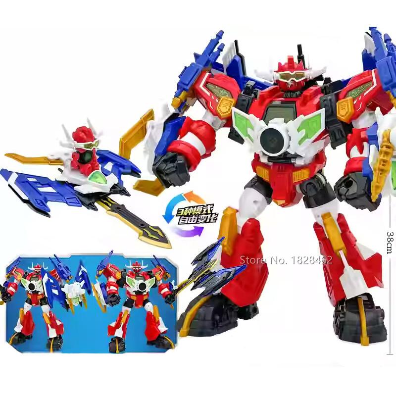 New Carbot FIENT Transformation Car To Robot Toys Action Figures Transforming Robot Police Toy for Children Gift