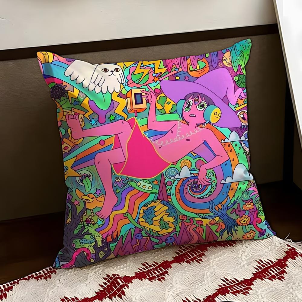 The MMidnight Gosple Cushion Cover Reversible Soft Durable Pillow Cover Home Car MultiScene Use for Daily Comfort