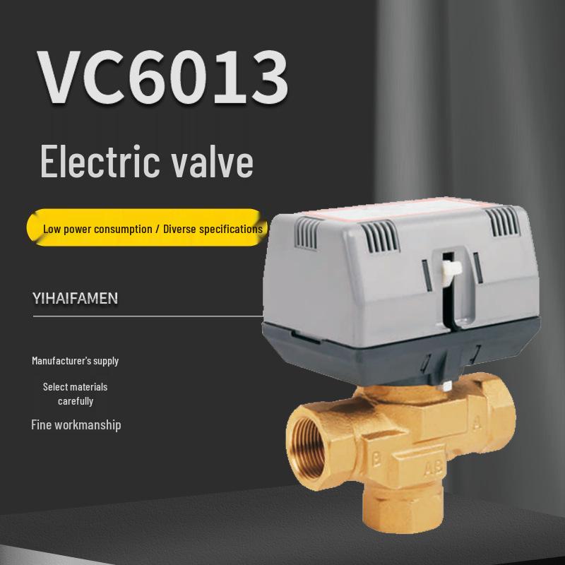 שסתום חשמלי דו-כיווני מנחושת VC6013/VC4013 למערכות Fan Coil