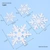 Frozen Princess Snowflake Cake Topper - Acrylic White Christmas Decoration for Baking and Birthdays