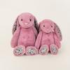 Tulip Rabbit Plush Toys Adorably Printing Bunny Stuffed Doll Kawaii Animal Cony Room Decor Peluche Toys Hobbies Collection Gifts