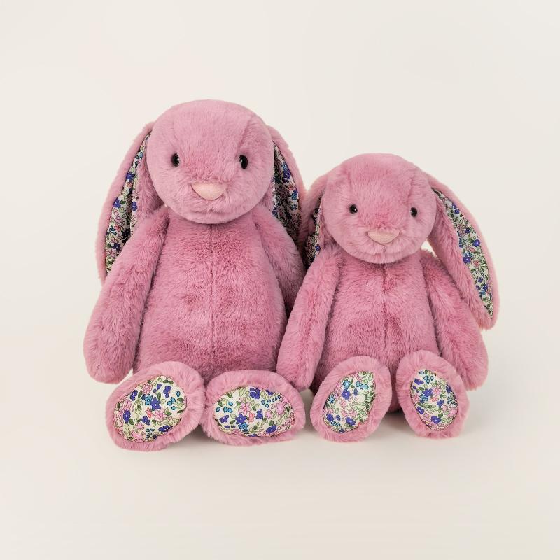 Tulip Rabbit Plush Toys Adorably Printing Bunny Stuffed Doll Kawaii Animal Cony Room Decor Peluche Toys Hobbies Collection Gifts