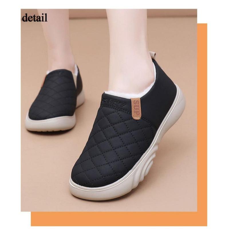 Winter Warm Short Bootie Slippers for Women Slip On House Shoes Outdoor Indoor Snow Booties Shoes Women's Comfortable Faux Fur Lining Ankle Boots