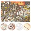 Kawaii Design Landscape Sticker Special Economic Zone DIY Design DIY Pocket Scene Festival Theme 3D City Sticker