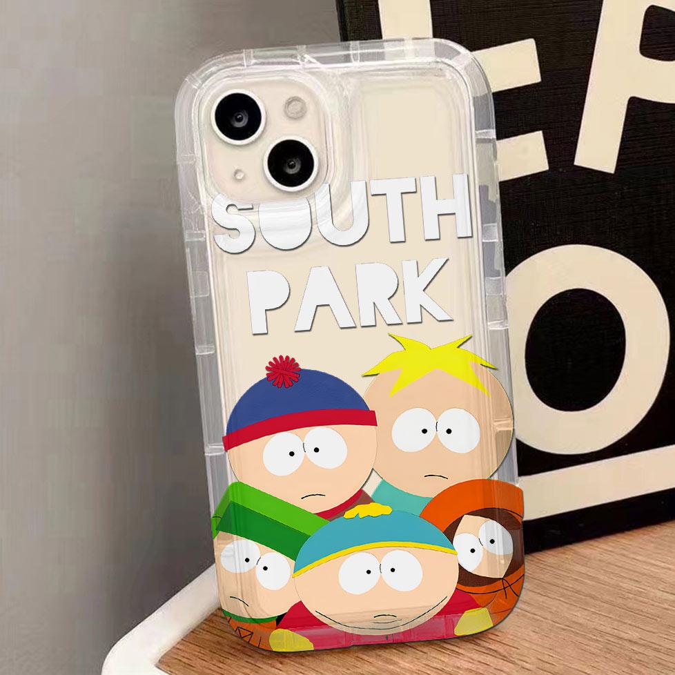 Funny Cartoon Phone Case for Xiaomi Redmi 12C 10 10C 9 9A 9C 9T K40 Note 13 12 11 Pro Plus 4G 5G S-South-Park Clear Back Cover