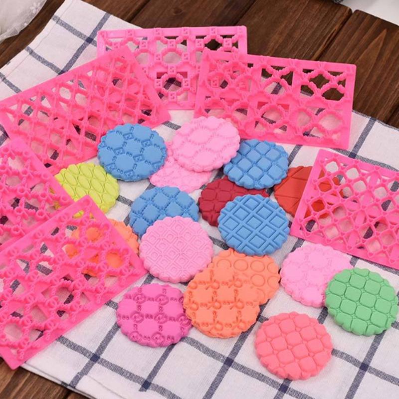 Sugar Caft Icing Fondant Cookie Cutter Mold Chocolate Cake Embosser Mould