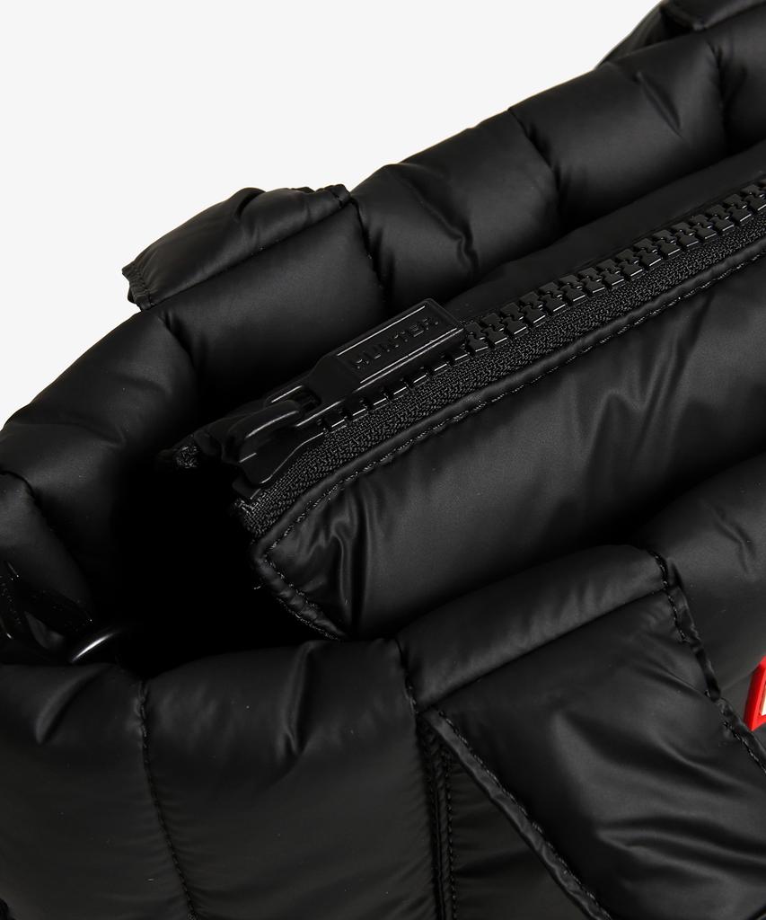 Hunter [Unisex] Intrepid Puffer Mini Tote Bag - Black/Red Box Logo