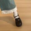 Japanese College Style Mary Jane Single Shoes, Autumn and Winter 2025 New Thick-soled Thick-heeled Bow JK Small Leather Shoes Women