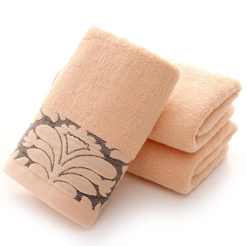 Jacquard Cotton Towel Soft Absorbent Thickened Face Towel Adult Face Towel No Hair Loss Gift Towel