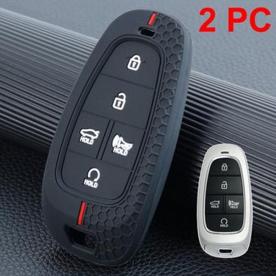2pcs Key Holder Case Remote Cover Shell For Hyundai Sonata Cruz Palisade -22