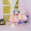 Handicrafts Doll Clothing and Shoe Storage Rack Set 1 Display Cabinet+6 Hooks Doll Collector Rotating Storage Rack