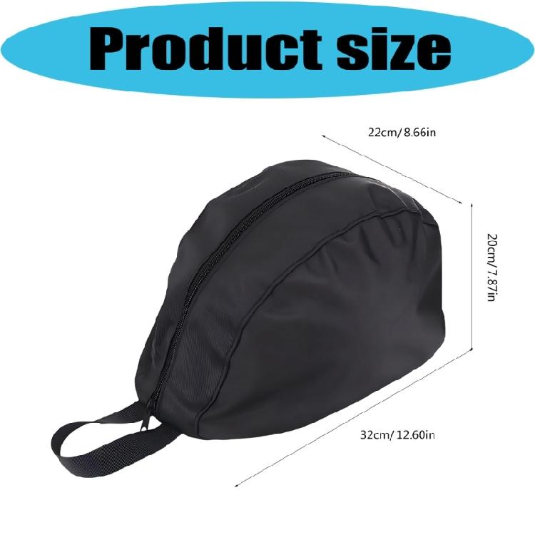 Polyester Cycling Helmet Protector Bag With Handle Riding Helmet Carrying Bag For Half And Full Helmets Organization