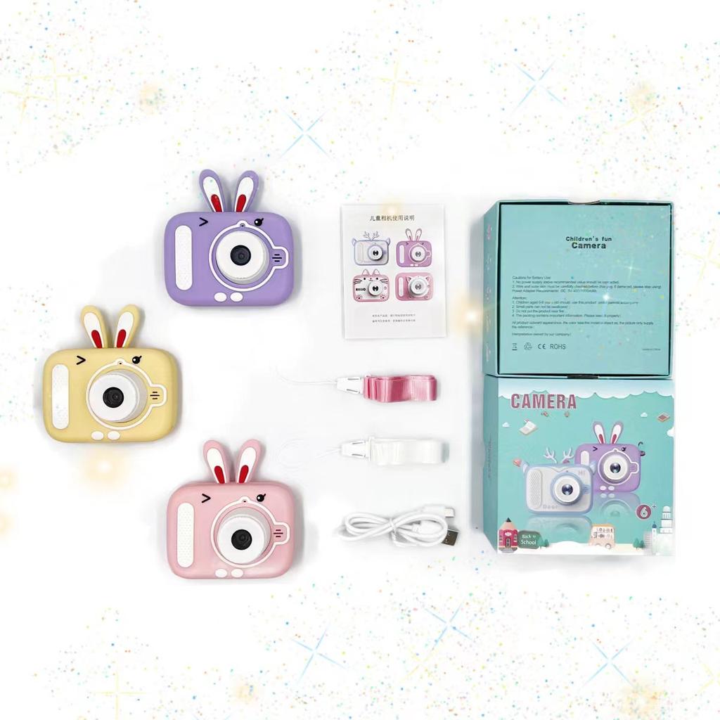 Kinderkamera, HD-Digitalkamera, Fotorecorder für Studenten, Sportkamera Rabbit