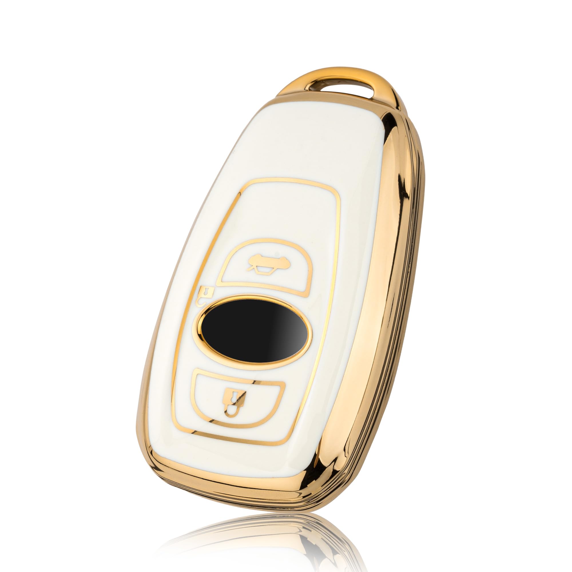 

[Унхоке] Чехол для ключа Crosstrek, Чехол для ключа Forester, Revogue Чехол для смарт-ключа Impreza, Держатель для ключей, золотой