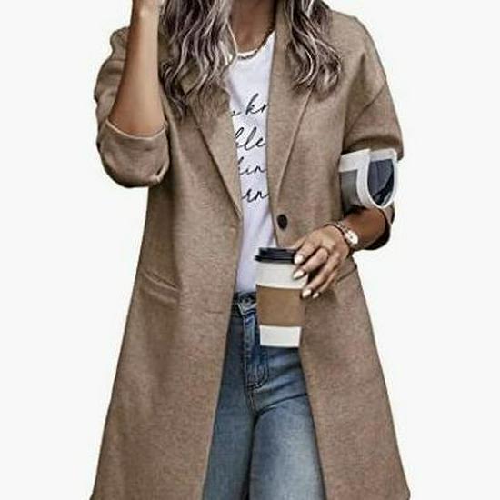 2023 Autumn/Winter Women's Thickened Korean-Style Woolen Coat - Dragon Phoenix Design