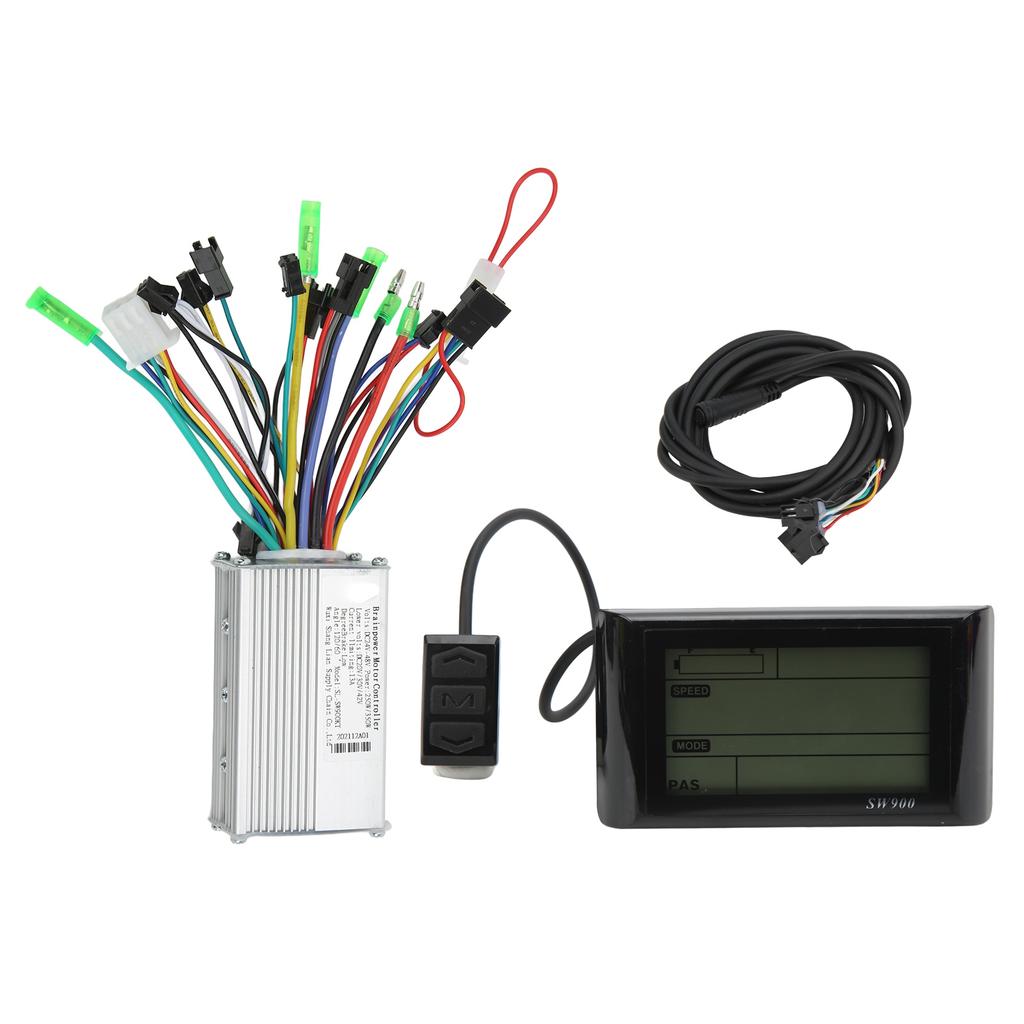 24 V?48V 250W350W Elektrofahrrad Bürstenloser Controller SW900 LCD-Anzeigepanel Kit für 22,2mm