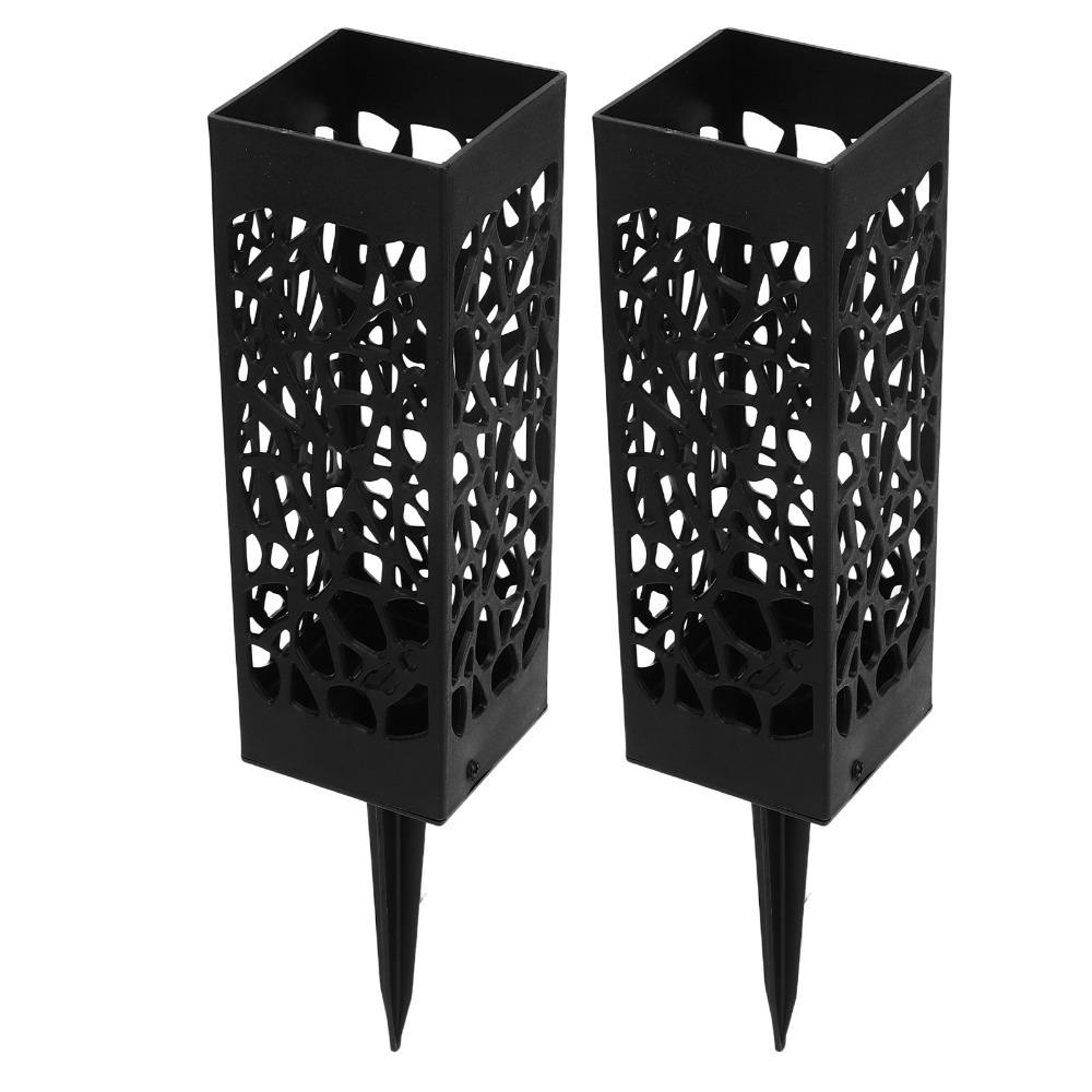 

Stable Hollow Design Cemetery Vase Ground Stake Simple Elegant Memorial Vase Chinese Style Garden Vase Grave Decoration
