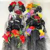 Gotisches Halloween-Schleier-Stirnband Spitzen-Schleier Party-Kopfschmuck Rosenblüten-Krone Haar-Accessoires