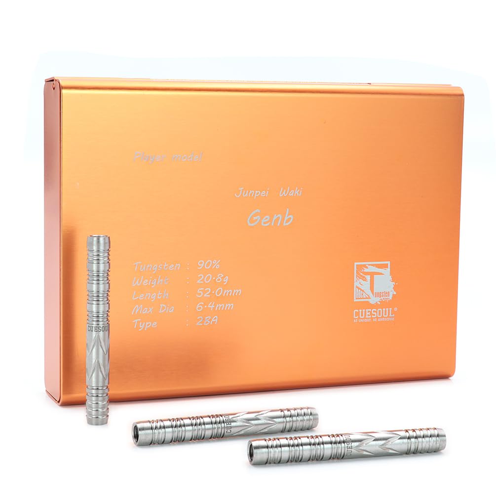 CUESOUL Junpei Waki Player Model Barrel Genb Genbu 2BA Punta morbida in tungsteno Set di 3 90% (Italiano:)