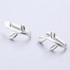 100% 925 Massiv Echtsilber Piercing Herz Krone Liebe Biene Ohrstecker Für Frauen Mädchen Brincos pendientes Brincos