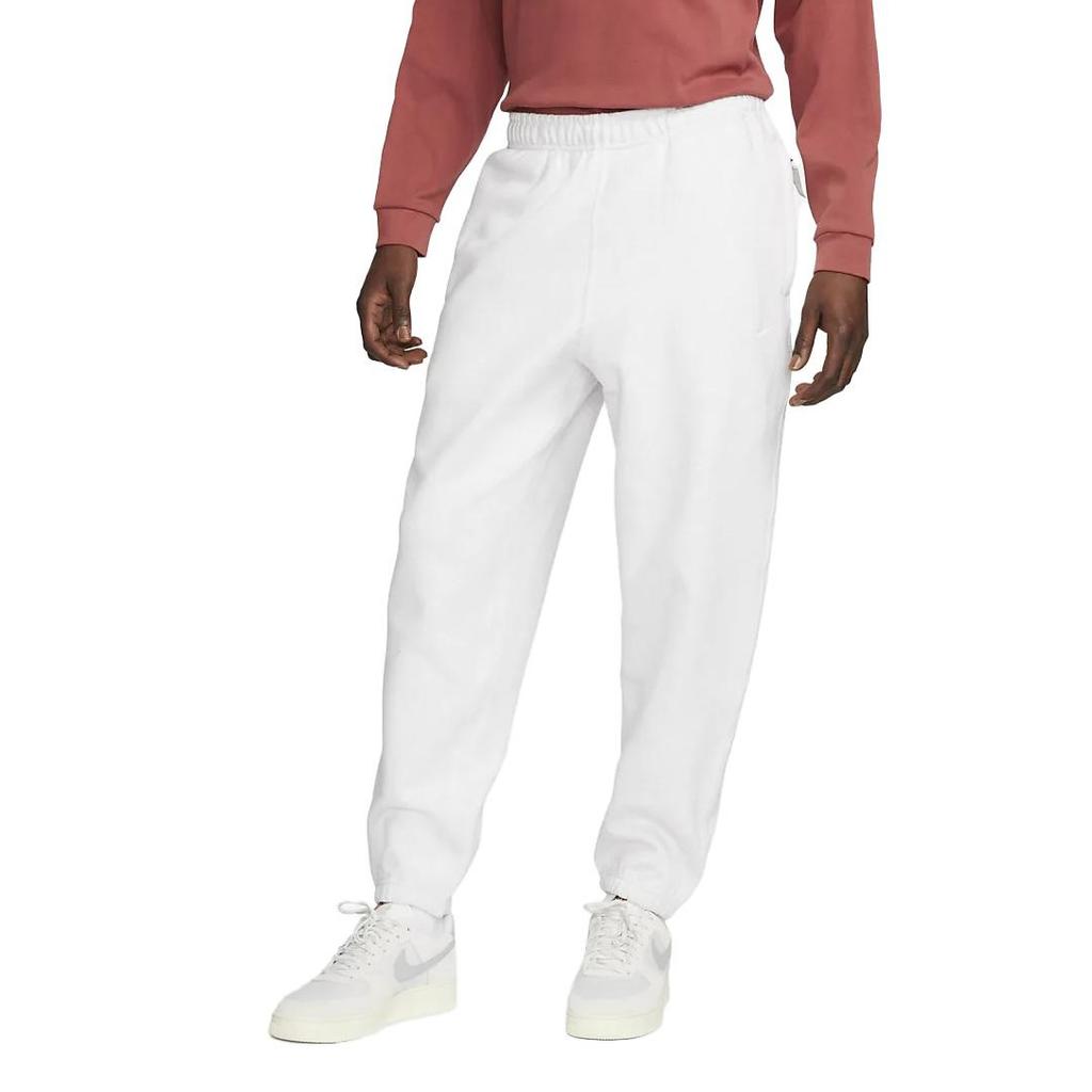 Nike Casual Pants Unisex White Moderate Cuffed Pants DX1365-051