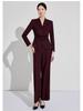 Aishangchen Women's Red Classic High-End Suit Set for Autumn/Winter Commute and Workwear