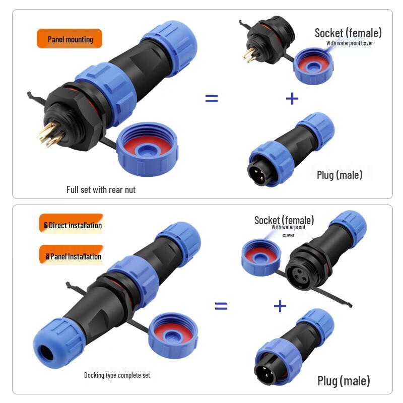 KUICC SP13 Waterproof Aviation Plug Connector