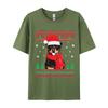 Rottweiler Santa Hat Snow Flake Ugly Tshirt Retro Printed T shirt Anime Tee Shirt Man Clothing Plus Size
