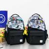 Schoolbag Japanese simple canvas schoolbag male Korean version fashion trend street junior high school high school college student backpack