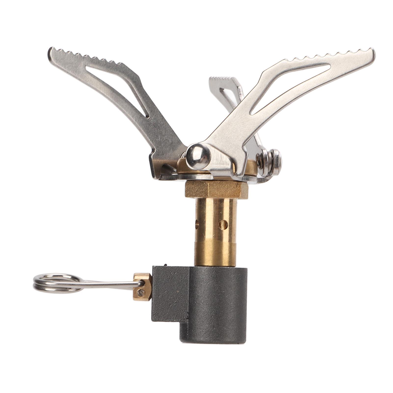 Backpacking Stove 3000W Titanium Alloy Adjustable Portable Mini Camping Stove for Outdoor