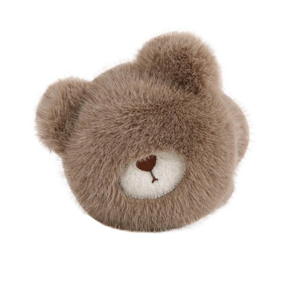 Thicken Bear Plush Earmuffs Windproof Cold-proof Ear Mask Portable Winter Ear Warmer  Holiday Gifts