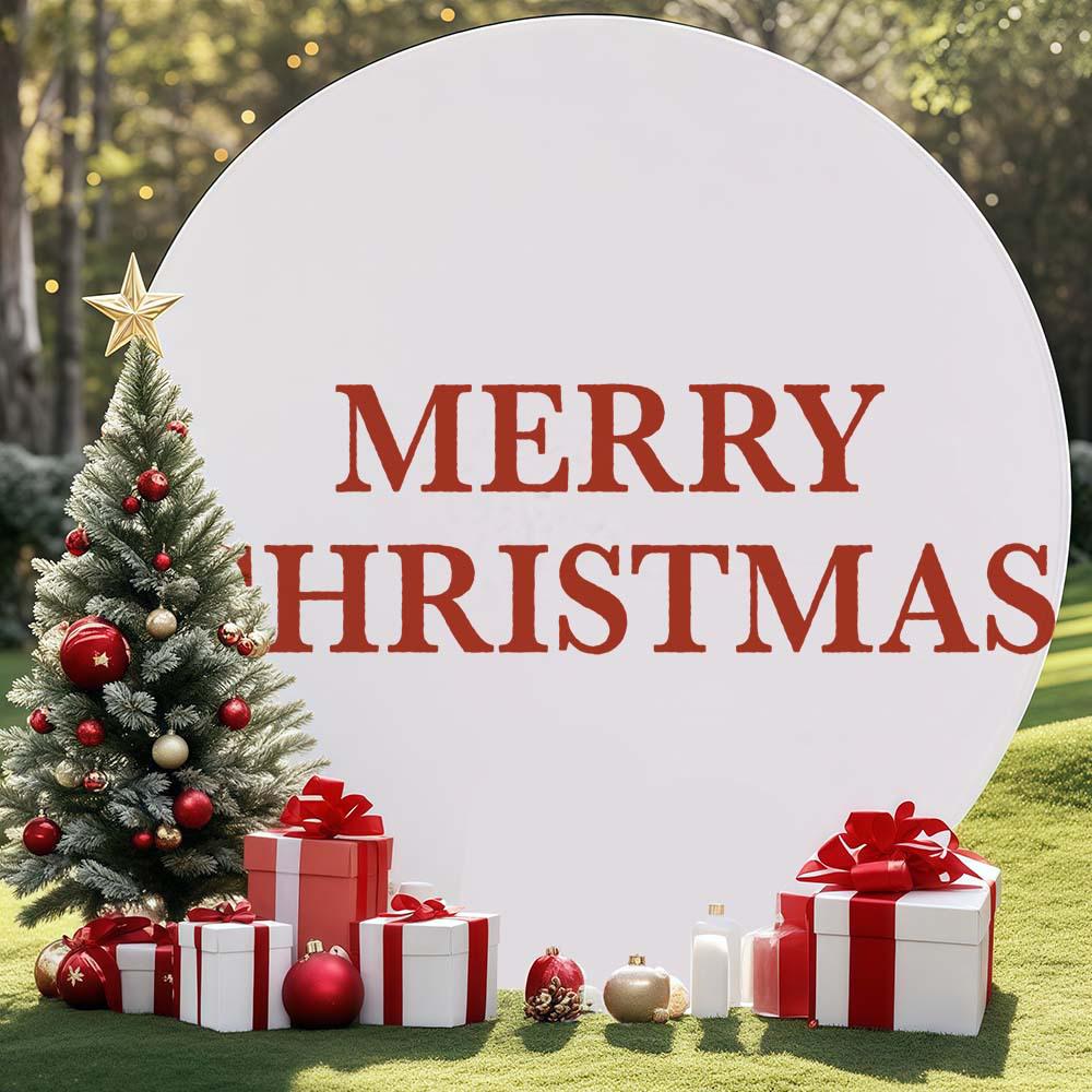 Christmas Party Iron Arch Backdrop Cover Kit