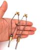 XB Double Ceramic Fly Tying Tool - Smooth Brass Winder, Line-Safe Fishing Accessory