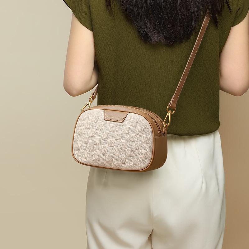 Bag Women'S Bag Summer Leather Messenger Bag Small Bag Versatile Light Luxury Niche High-End Shoulder Bag