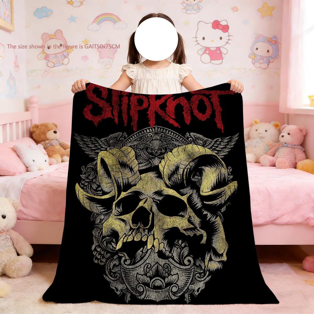Blanket For Soft Throw S-Slipknot Blanket for Rock Picnic Bed Band Sofa Home Bedroom Cozy Warm Comfortable
