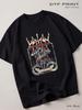 Watain Svart T-shirt, Metal Back in